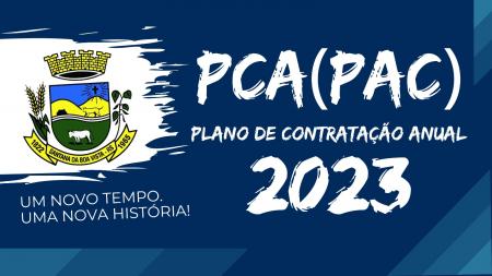 PLANO DE CONTRATAÇÃO ANUAL 2023
